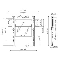 Кронштейн Vogel's PFW6400