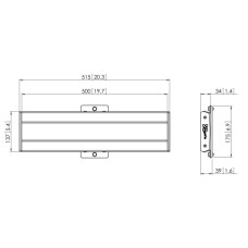 Адаптер потолочного крепления Vogel's PFB3405
